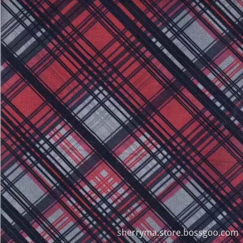 Water repellent polyester printed oxford fabric